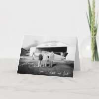 Selten Zahns Airport Weihnachtskarte