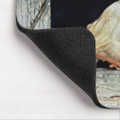 Seltene Albino-Rotbarbe Mousepad (Ecke)