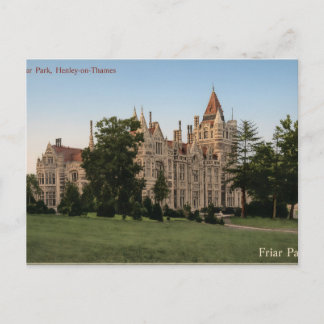 Seltene antike Friar Park Postkarte, Henley! Postkarte