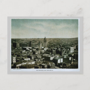 Seltene Aufnahme von San Francisco von Nob Hill au Postkarte