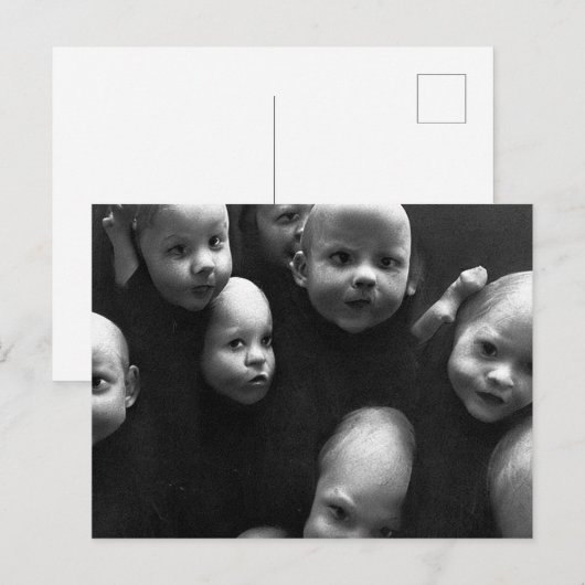 Seltene Babys Postkarte (Vorne/Hinten)