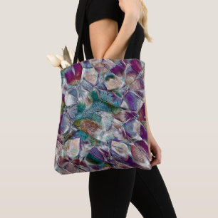 Seltene Blume zeichnend in sehr porösem Stil Tasche