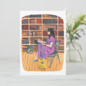 Seltene Bücher im Strand, NYC Einladung (Stehend Vorderseite)