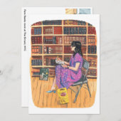 Seltene Bücher im Strand, NYC Einladung (Vorne/Hinten)