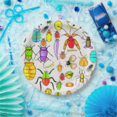 Seltene Bugs und Insekten Pappteller (Party)