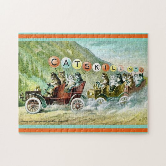 Seltene Catskill-Bergkatzen 11x14 Puzzle (Horizontal)