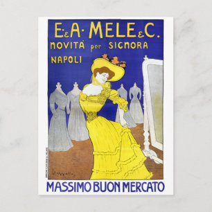 Seltene E. A. Mele, Neapel, Italien 1902 Vintage P Postkarte