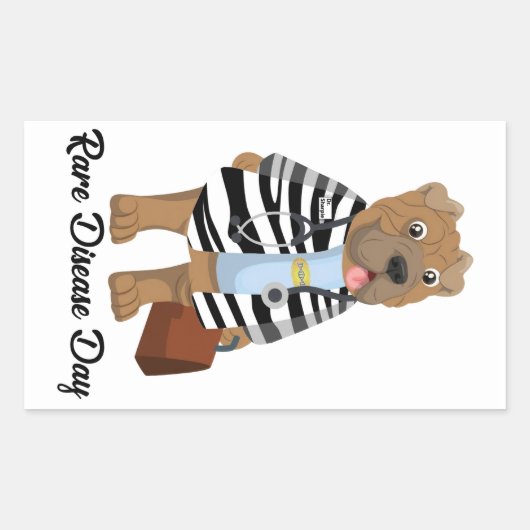 Seltene Erkrankung Tag Dr. Sharpie Sticker (Vorderseite)