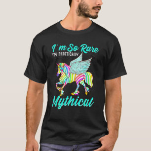 Seltene Erkrankung Zebra Unicorn Zebra Ribbon T-Shirt