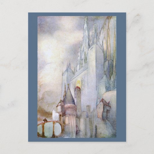 Seltene Illustration 1912 Vintage Fantasie Postkarte (Vorderseite)