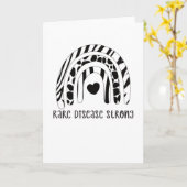 Seltene Krankheiten Bewusstsein Zebra Seltene Kran Karte (Gelbe Blume)