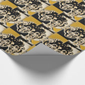 Seltene künstlerische Optometrie-Prüfungs-Linsen Geschenkpapier (Ecke)