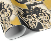 Seltene künstlerische Optometrie-Prüfungs-Linsen Geschenkpapier (Rolleneckpunkt)