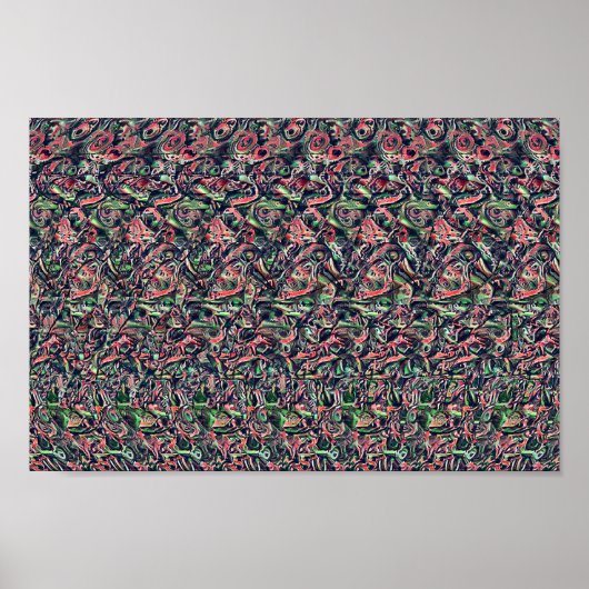 Seltene Leistung - Versteckter 3D-Druck Poster (Vorne)