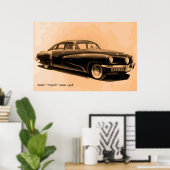 Seltene Oldtimer Tucker 1948 Poster (Heimbüro)