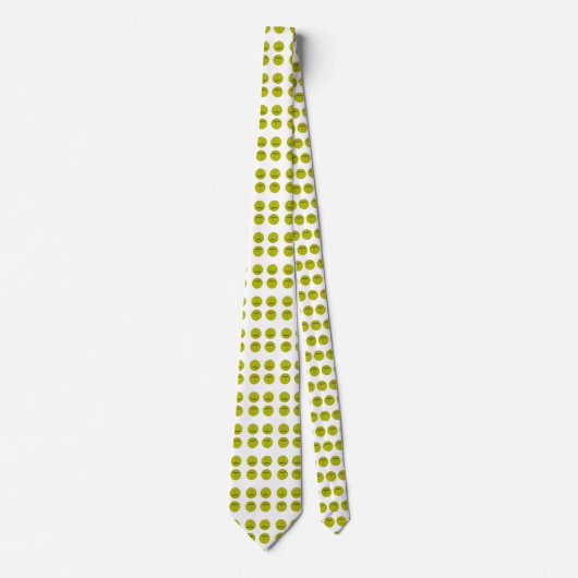 Seltene Pickleball Tie for special Times Krawatte (Vorderseite)