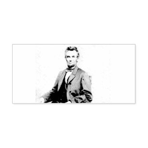 SELTENE Präsident Abraham Lincoln STEREOANSICHT VI Permastempel