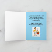 🔥 "Seltene Rasse, gut gemacht" Grußkarte Dankeskarte (Innenseite)