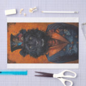 Seltene schwarze Lion3 Seidenpapier (Handwerk)