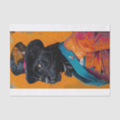 Seltene schwarze Lion6 Seidenpapier (Vorderseite)