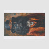 Seltene schwarze Lion7 Seidenpapier (Vorderseite)