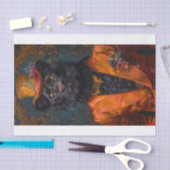 Seltene schwarze Löwe10 Seidenpapier (Handwerk)