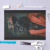 Seltene schwarze Löwe11 Seidenpapier (Handwerk)