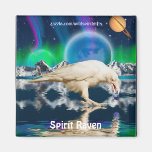 Seltene Spirit Raven Fantasy Magnete Magnet