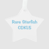 Seltene Starfish CDKL5 Ornament (Rückseite)