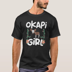 Seltene Tiere Wald Zebra Giraffe Okapi Tier T-Shirt