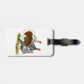 Seltene Türkei Quartett Gepäckanhänger (Rückseite horizontal)