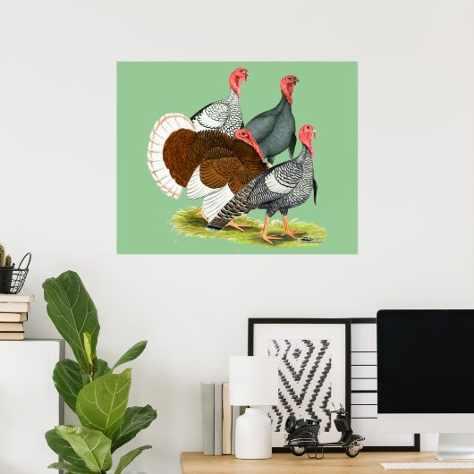 Seltene Türkei Quartett Poster (Heimbüro)