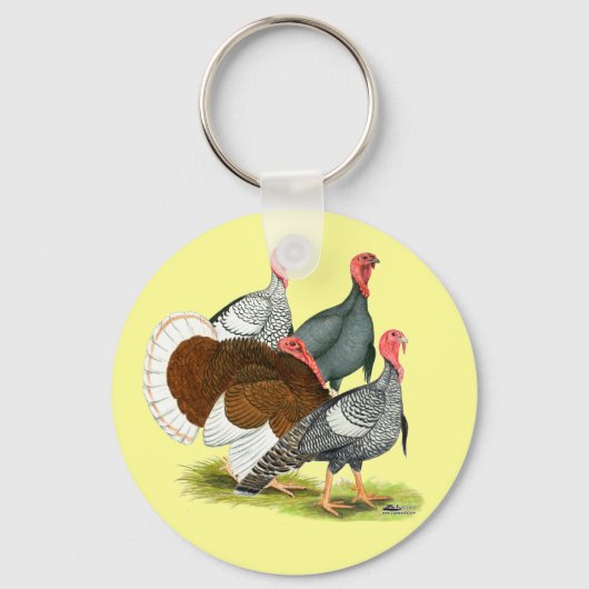 Seltene Türkei Quartett Schlüsselanhänger (Vorderseite)
