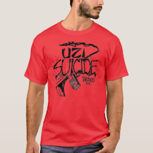 Seltene UZI SUIE-Platten T-Shirt