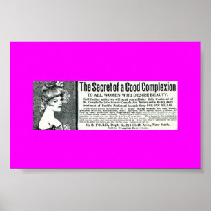 Seltene Vintage und ARSENISCHE SOAP, Damentoilette Poster