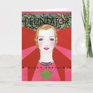 SELtene VINTAGE WEIHNACHTEN ART DECO WEIHNACHTEN