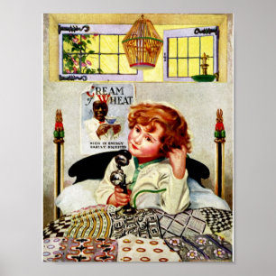 Seltene Vintage-Werbung für Cream of Wheat Poster
