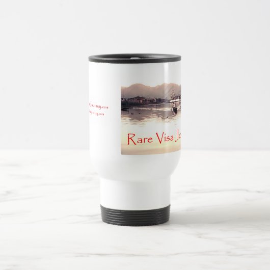 Seltene Visums-Reise-Birma-Reise-Tasse Reisebecher (Mittel)