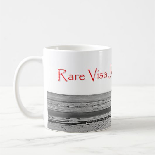 Seltene Visums-Reise-Wüsten-Überfahrt-Tasse Kaffeetasse (Links)