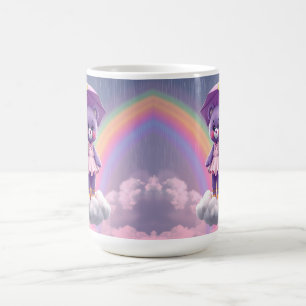 Seltener Bär ~ Lila Kaffeetasse