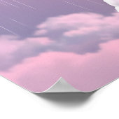 Seltener Bär ~ Lila Poster (Ecke)