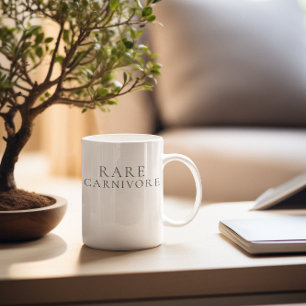 Seltener Fleischfresser Minimalist Kaffeetasse