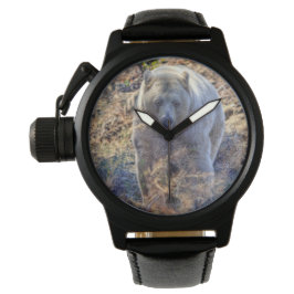 Seltener Kermode-Bär (Geistbär) Wildlife-Foto Armbanduhr