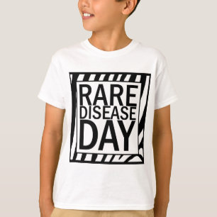 Seltener Krankheits-Tag (Zebra) T-Shirt