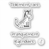 Seltener legendärer Aufkleber (Vorderseite)