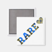 seltener Magnet (Vorderseite/Rückseite)