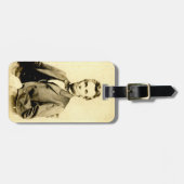 SELTENER Präsident Abraham Lincoln STEREOVIEW Gepäckanhänger (Vorderseite horizontal)