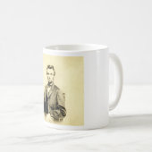 SELTENER Präsident Abraham Lincoln STEREOVIEW Kaffeetasse (VorderseiteRechts)