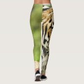 Seltener sibirischer Tiger: Gefährdete Ruhestätte Leggings (Rückseite)