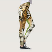 Seltener sibirischer Tiger: Gefährdete Ruhestätte Leggings (Rechts)